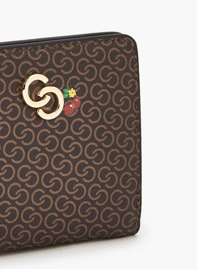 Celeste Monogram Print Wallet